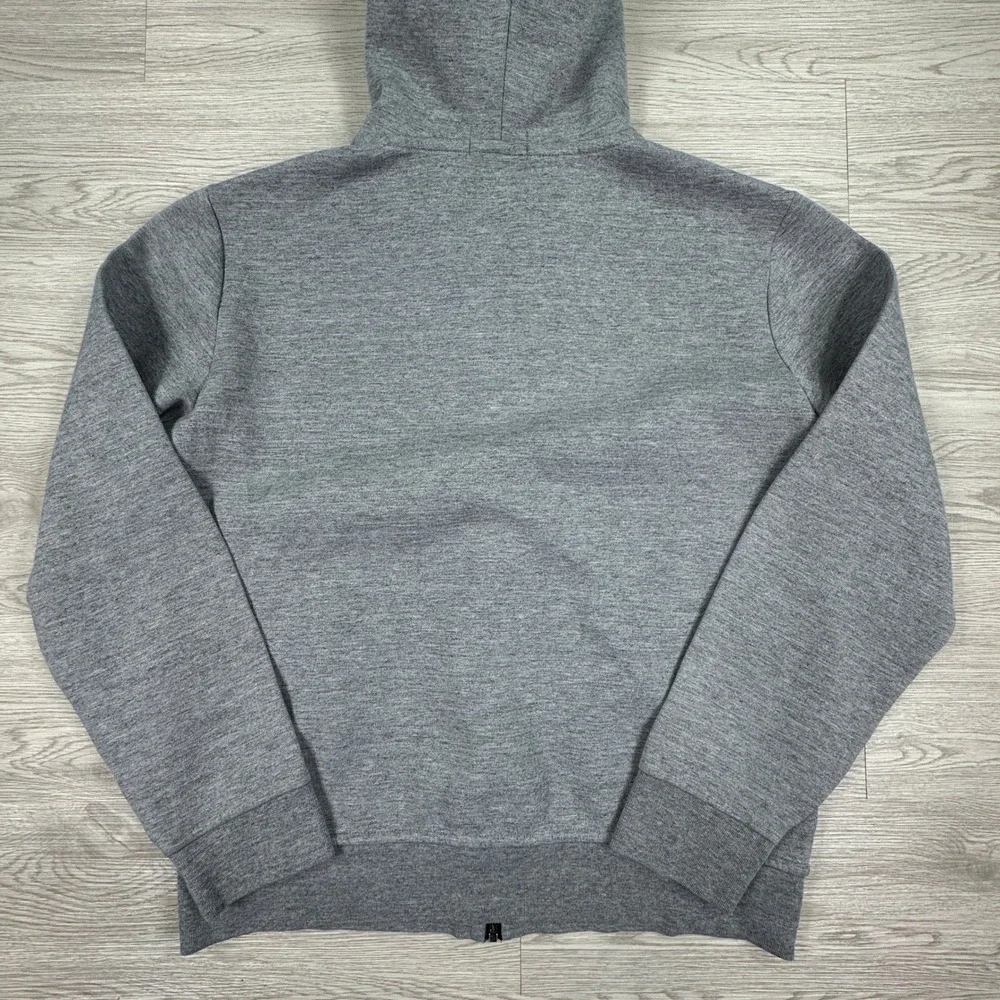 Polo Ralph Lauren Mens Hoodie Full Zip Gray Large Embroidered Pony Logo